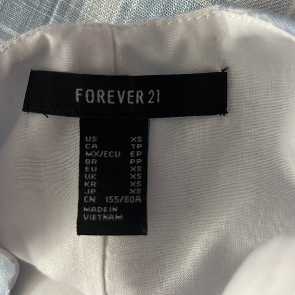 Blue and white Checkered pattern dress - Picture 4 of 4